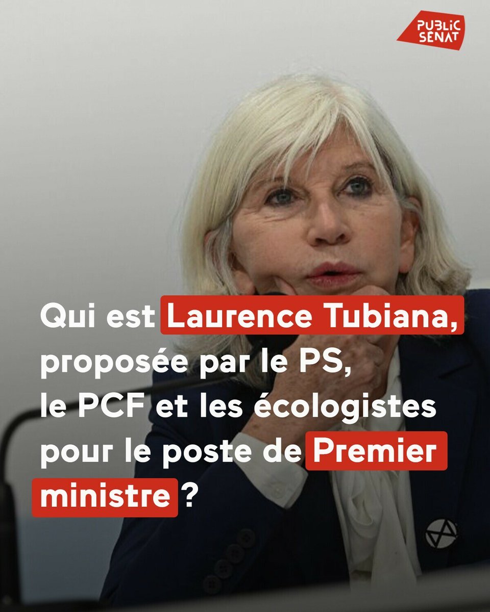 publicsenat's tweet photo. Économiste, universitaire et diplomate de formation, Laurence Tubiana a été ambassadrice de la COP21 à Paris et dirige actuellement la Fondation européenne pour le climat. Portrait d’une haute fonctionnaire aux multiples casquettes.

➡️ https://t.co/C0halx8Xpt https://t.co/BoYiSYh9LV