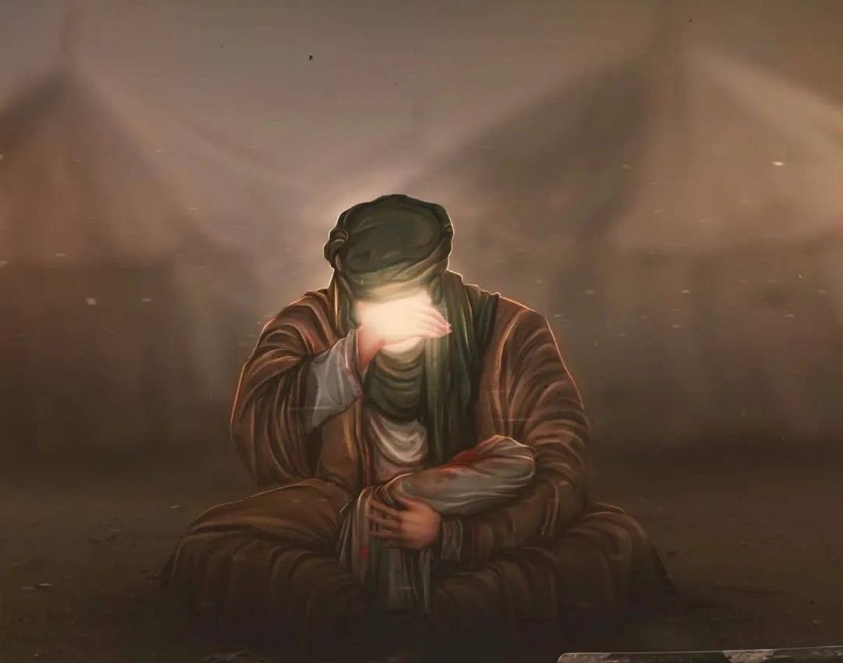 "ماذَنّب طِفّلِي بِسَهّم مِن العِدَا مَذبُوح؟"