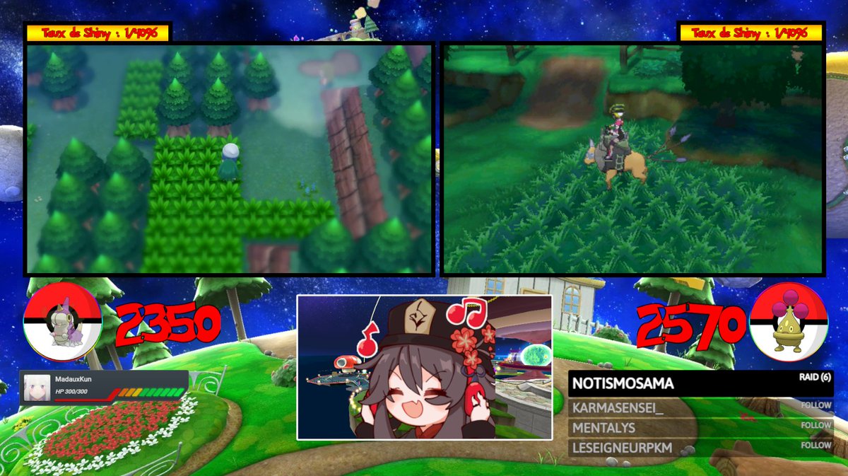 Actuellement en live Shiny Hunting !
twitch.tv/madauxkun
#Pokemon #twitch