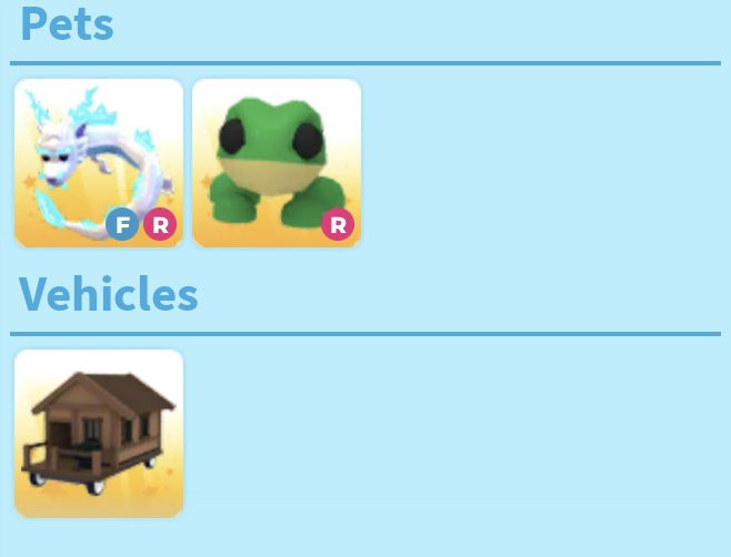 🎉 HUGE ADOPTME GIVEAWAY 
1st place : frost fury
2nd place : frog
3rd place : car thing

-To enter you must- 
➡️Follow:<a href="/auriivoi/">aurii</a> &amp; <a href="/UrizeII/">Urizell</a> 
📷 Make sure to Like, Retweet, and Tag 3 friends