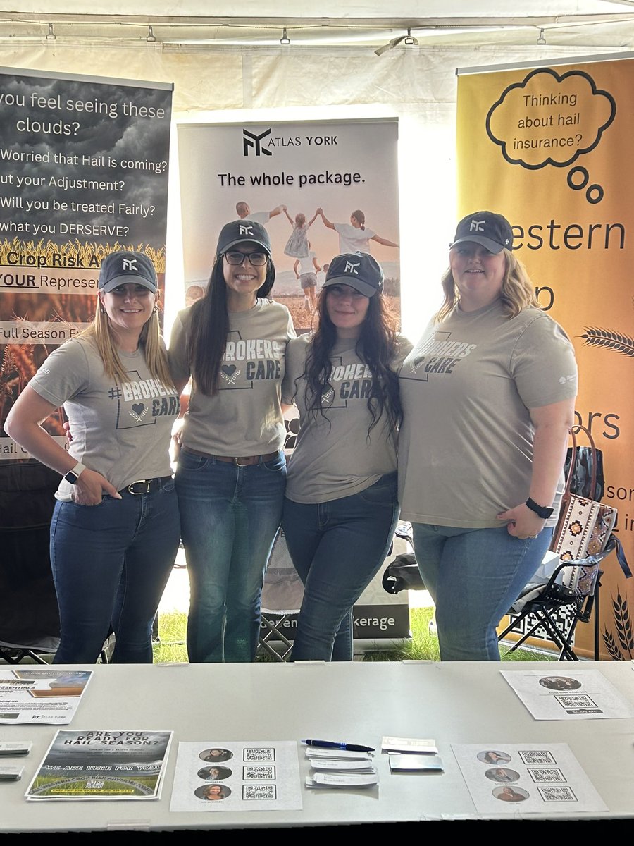 Atlas_York's tweet photo. Weโre ready for Ag in Motion day 1! Come visit us at booth AG93 in the FCC tent.
#AIM24 #atlasyork #atlasyorkinsurance #johnstoninsurance #brokerscare #farming #yxeagriculture @AginMotion https://t.co/1HPOokBJFS