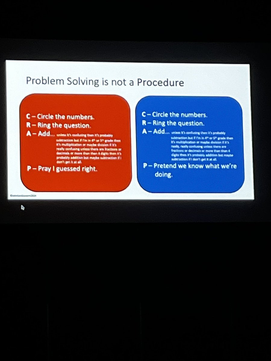 DixonsEagles's tweet photo. Better problem solving at @CAMT_TX   Problem solving is not a procedure, as educators it is important to help our students analyze and question https://t.co/nOQy12q3iy