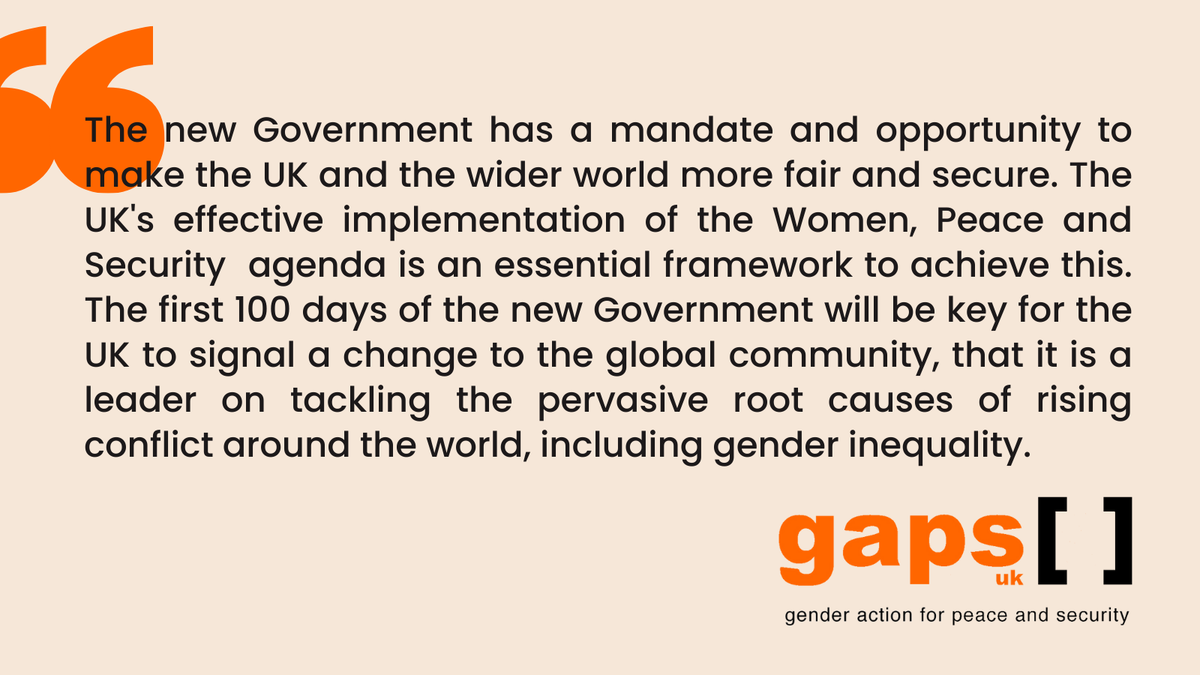 GAPS_Network's tweet photo. 15 leading UK charities including @AmnestyUK @careintuk @OxfamGB call for @10DowningStreet @DavidLammy @AnnelieseDodds to recommit the UK to its Women Peace &amp; Security commitments

From climate change to rising conflict taking gender seriously is vital🧵👇
https://t.co/vtCHdWZY1t https://t.co/gqxgpyh996