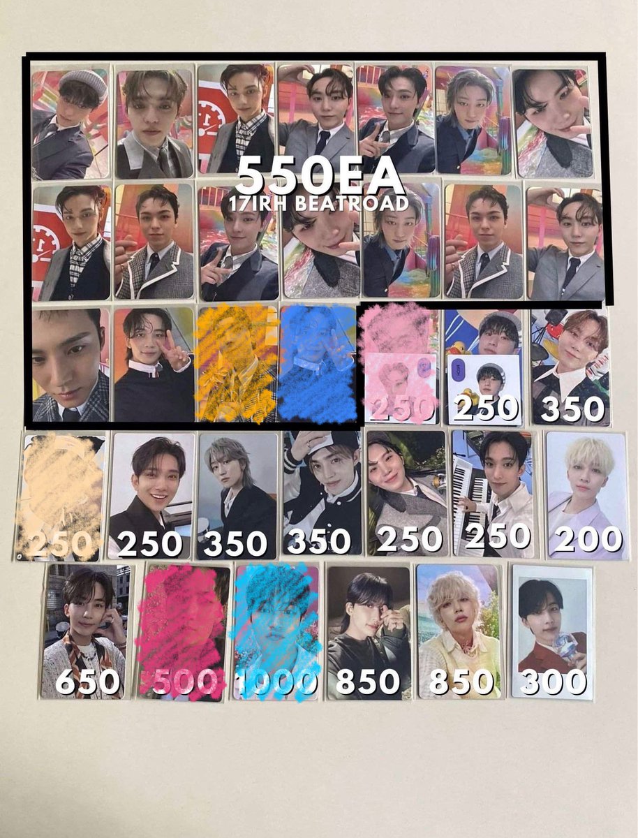tamztingtingbol's tweet photo. update:

— can’t steal blue marked
— to steal: previous claim/s + 1
— all must be taken to push
— same color same taker

wts lfb svt seventeen pc photocard wonwoo jeonghan scoups hoshi jun seungkwan dino the8 hao woozi vernon mingyu joshua dk dokyeom https://t.co/T0EiEhYd02