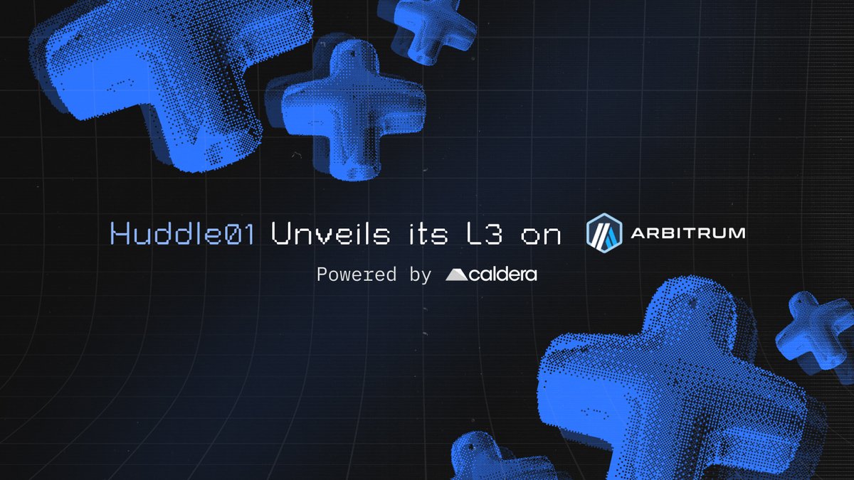 🧵 Huddle01 dRTC Unveils its L3 on <a href="/arbitrum/">Arbitrum</a> 💙🧡 - with a little help from <a href="/Calderaxyz/">Caldera</a> ✨

This marks a major step forward towards the Huddle01 dRTC Testnet, and ensures transparent and fair operations for our Media Node operators, who are crucial to maintaining the network.