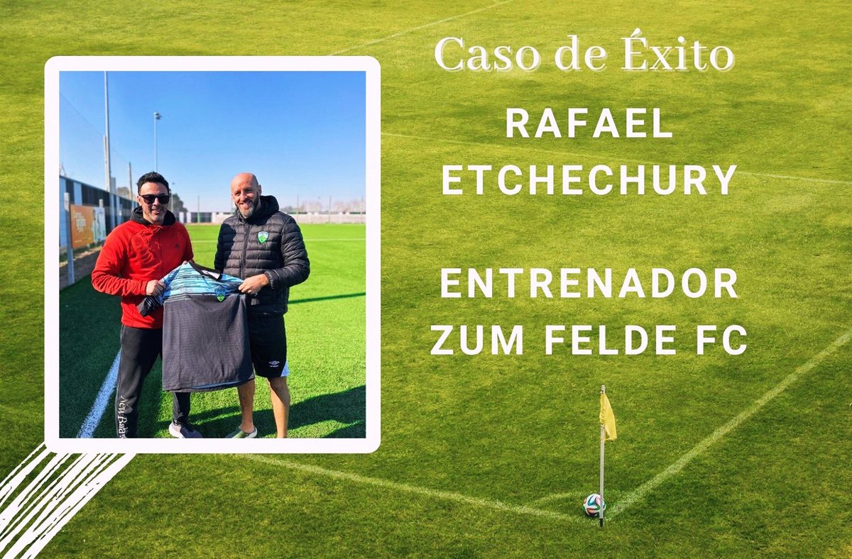 🔝 Nuevo Caso de Éxito ✔️

Otro caso de éxito, otro usuario de Futbolink logra puesto de trabajo.

Zum Felde FC estaba en búsqueda de un Entrenador.

Rafael Etchechury fue uno de los postulados y es quien quedó con el trabajo.

Felicitaciones a ambos ⚽️