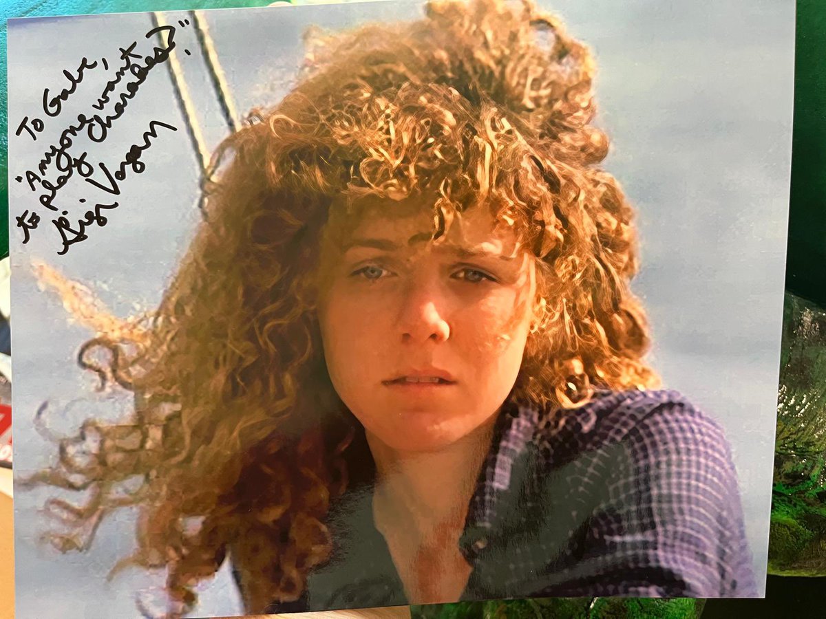 thespicyshark's tweet photo. Check out Gabe’s shoe!
Meeting the stars from Jaws 2 at @Shark_Con was an unforgettable experience! #SharkCon #Jaws #MovieStars #SharkCon2024 https://t.co/xv3I0vb9lN