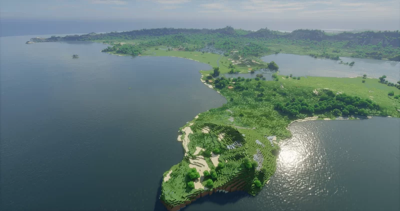 Dexerto's tweet photo. Gamer recreated the Hawaiian islands in Minecraft https://t.co/zz1FqERXkQ