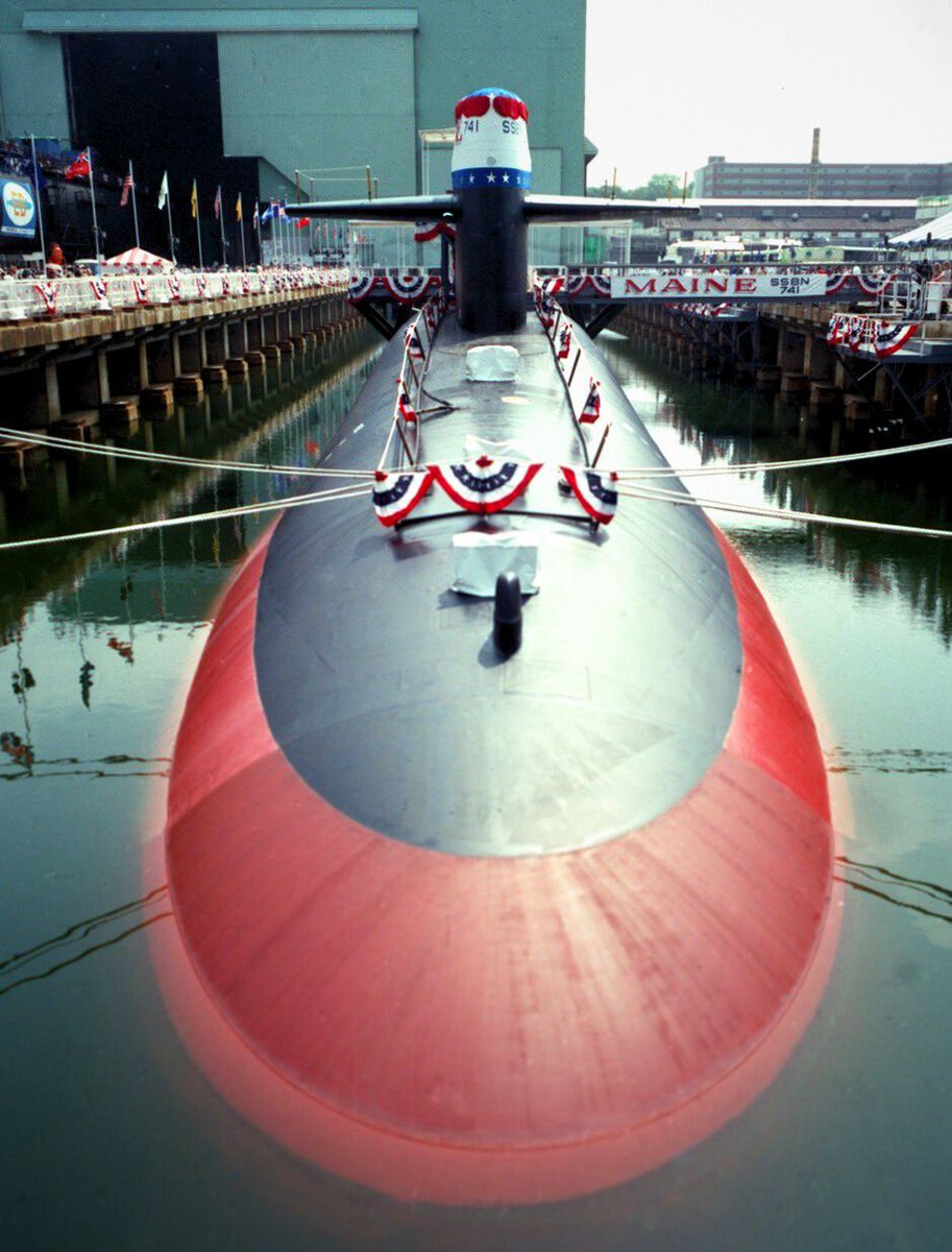 30 years ago today, Ohio-class ballistic missile submarine USS Maine ...