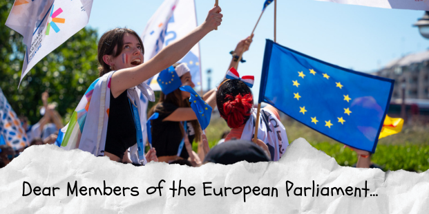 ESN_Int's tweet photo. 📜 Dear @Europarl_EN, #education &amp; #internationalmobility must become key priorities in the upcoming mandate because the future of #Europe is @EUErasmusPlus.

Read more in our open letter to MEPs ⤵️
https://t.co/7hin5REJSa https://t.co/xglFHvC2y7