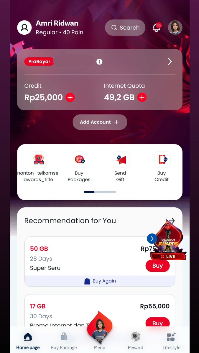 amRidwan's tweet photo. #TelkomselAwards2024 #SekilasKuis Udah pasti dong Yura Yunitaaaa! Sekalian ngedukung suaminya, Donne Maula sebagai Favorite Solo Singer 🥳 https://t.co/IfMnLEj3Vn