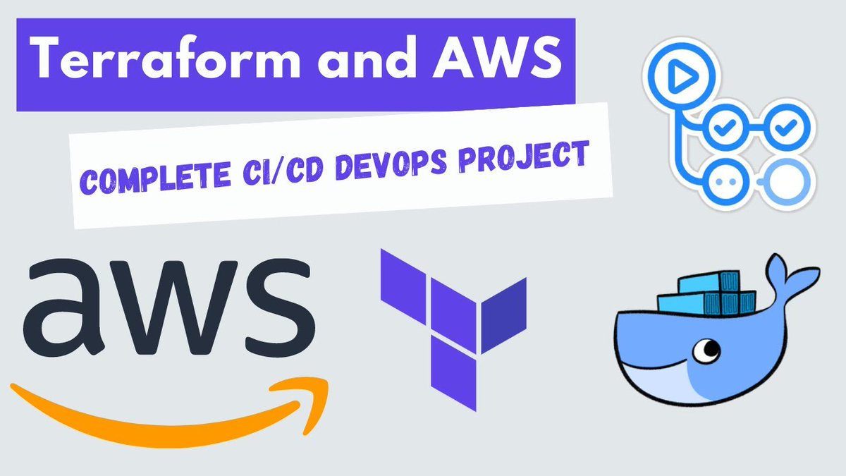 DevOps Project: Complete CI/CD with Terraform and AWS
Covered:
- Creating Sample App 
- Write Dockerfile
- Write Terraform Scripts 
- Setup Github Secrets 
- Write CI/CD for deploy EC2 instance 
- Write CI/CD for deploy application on EC2 using Docker
Check link below