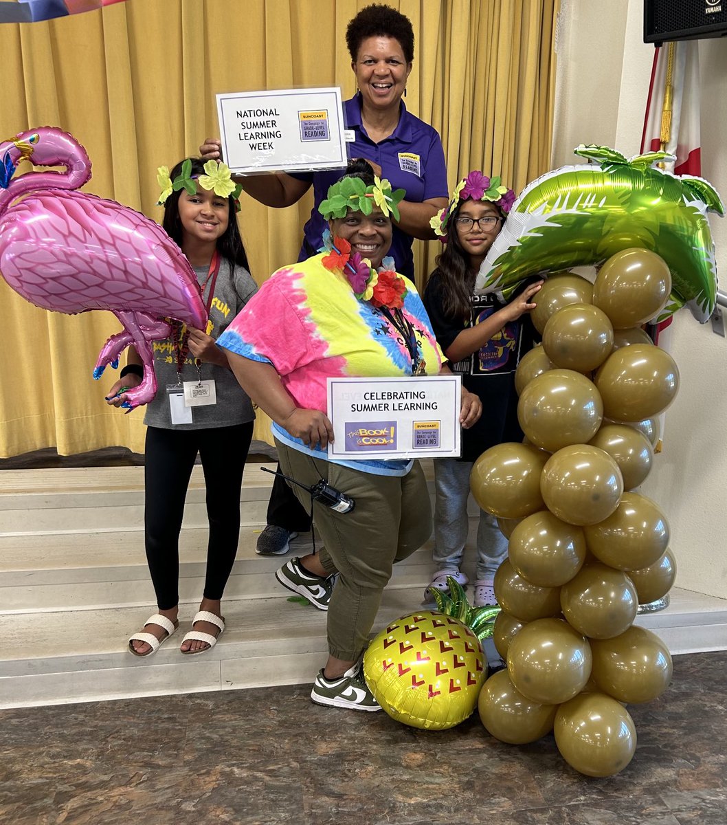 Aloha from Bashaw Elementary. We’re celebrating Summer Learning! Thank you ⁦<a href="/SuncoastCGLR/">Suncoast GL Reading</a>⁩ for your commitment to children and families. Make Everyday A Learning Day 👍🏽⁦<a href="/ThePattersonFdn/">The Patterson Foundation</a>⁩ ⁦<a href="/readingby3rd/">Campaign for Grade-Level Reading</a>⁩