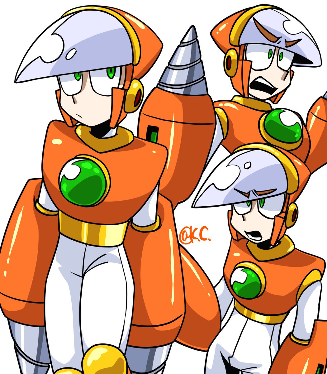 壊の練習で描いてたやつ #ロックマン2