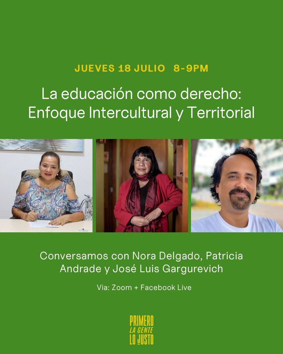 Primero la gente | Lo Justo tweet media