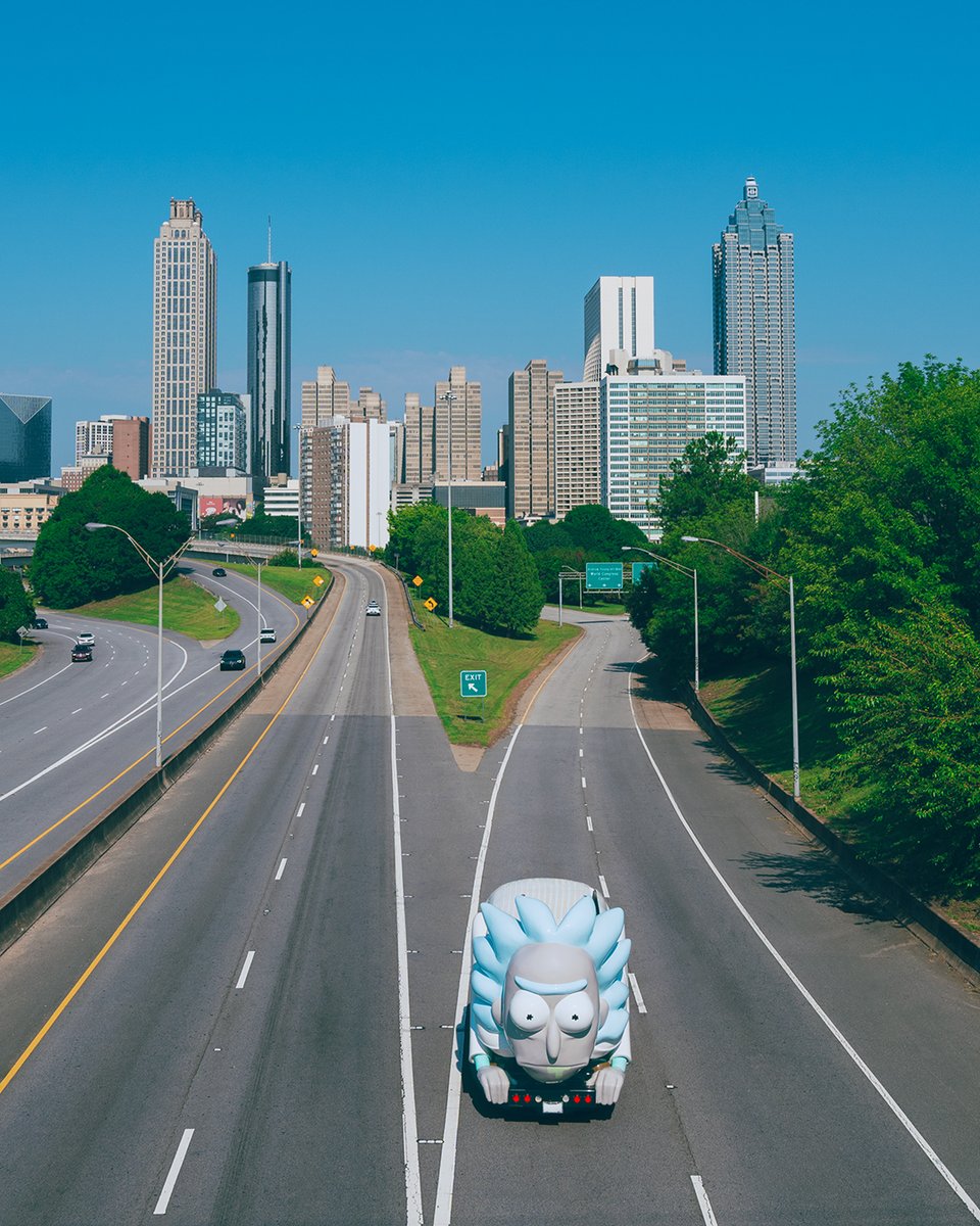 RickandMorty's tweet photo. The Rickmobile is hitting these fine cities to sling free merch at your face and premiere the first episode of Rick and Morty: The Anime. 

https://t.co/pdZcEozoCg

#rickandmorty #rickmobile https://t.co/y2FPv6CdkJ