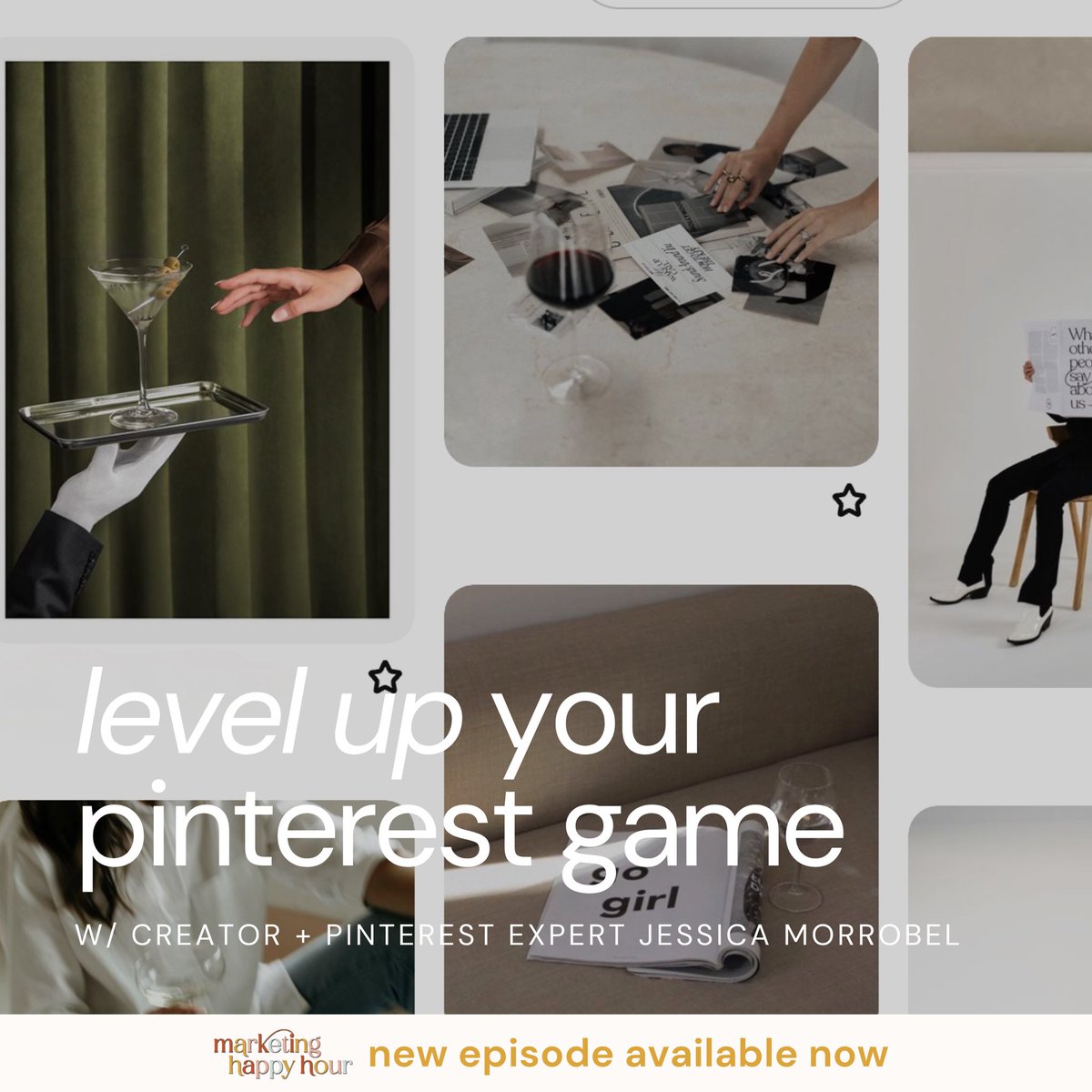 mktghappyhr's tweet photo. Level Up Your Pinterest Game | Creator + Pinterest Expert Jessica Morrobel 📌

🎧 Tune in:

Spotify https://t.co/ukoikfKkyl

Apple Podcasts https://t.co/dWWj6SzpS7 https://t.co/3LLhVJS19h