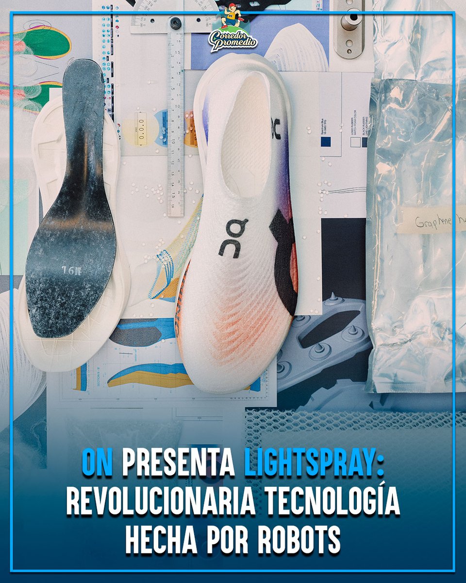 CorredorProm's tweet photo. ⭕️ @on_running presenta LightSpray: Revolucionaria tecnología hecha por robots. 👟🏃🏻‍♀️🏃🏻‍♂️
🔗: https://t.co/wW9CKVaZWf https://t.co/XihXrKBwfL
