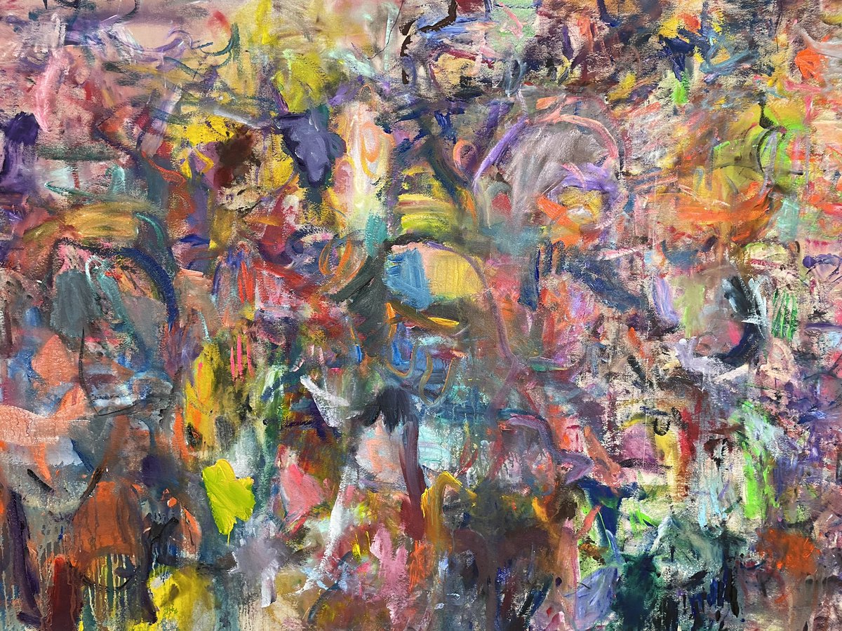 Detail from a large studio painting.