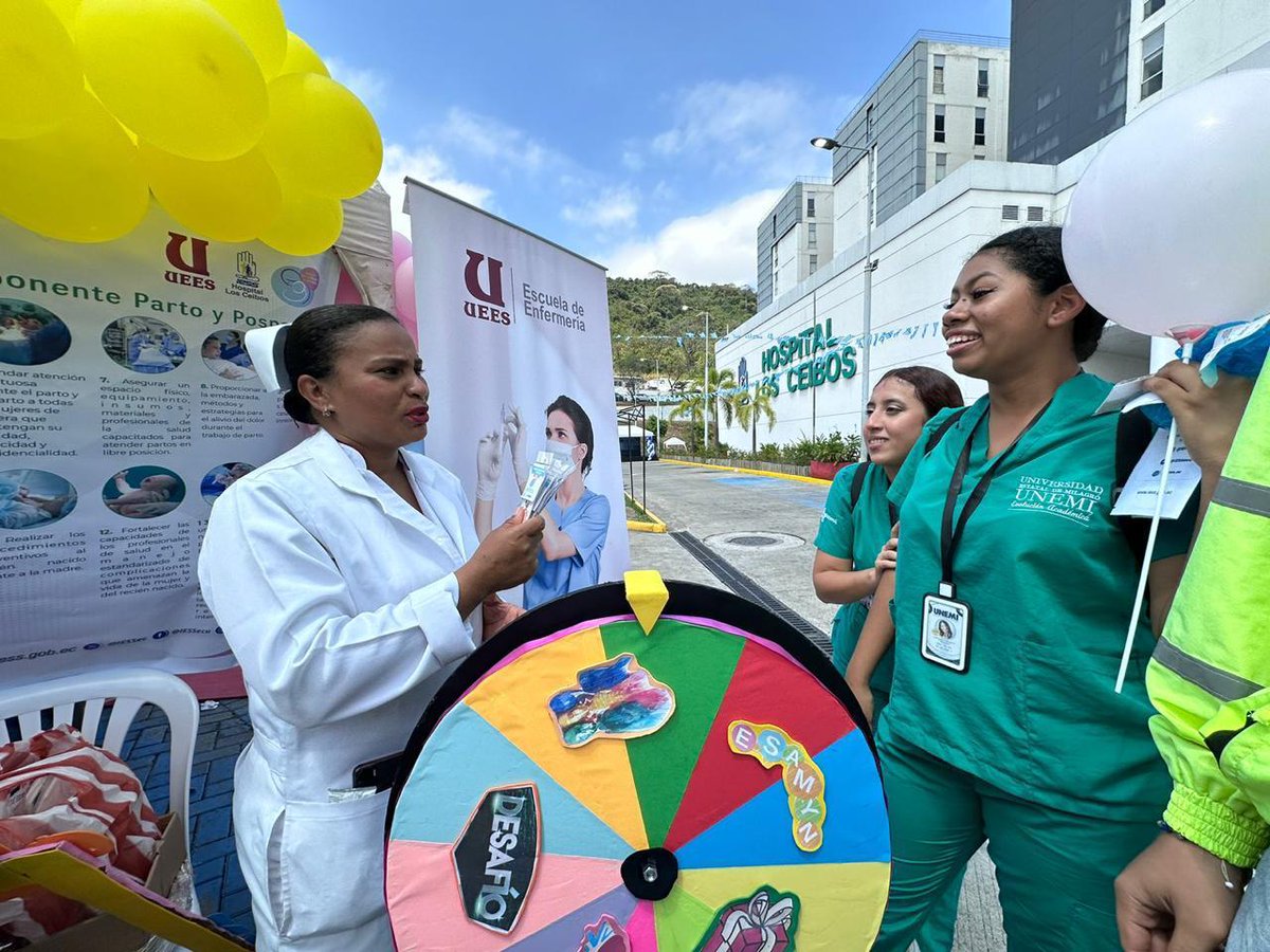 IESS_Ceibos's tweet photo. #SaludIESS | #SaludIESS | En la casa abierta 🏥 de Promoción y Prevención de Servicios de Salud, en la cual hubo una interacción directa entre especialista y paciente, el stand de ESAMyN expuso temas. https://t.co/Opt1snfhWx