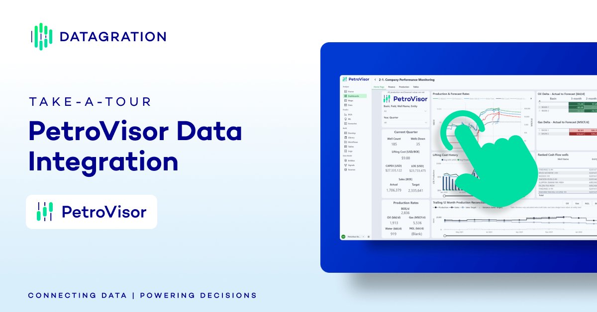 datagration's tweet photo. Bridging the Data Gap in Upstream E&amp;P
Struggling with data silos? Discover how PetroVisor enhances collaboration and decision-making. Explore our demo. https://t.co/conOYWjx2t
Next: LOE-LOS Analytics!
#Datagration #PetroVisor #OilAndGas #DigitalTransformation #SaaS https://t.co/xDk6Xpj3uI