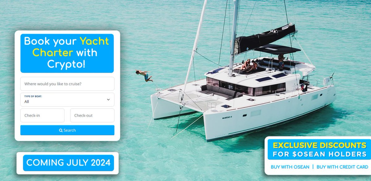 We are launching tomorrow our booking application on our test server.

Fade $OSEAN at your own risk!

#BNB    #ETH #RWA