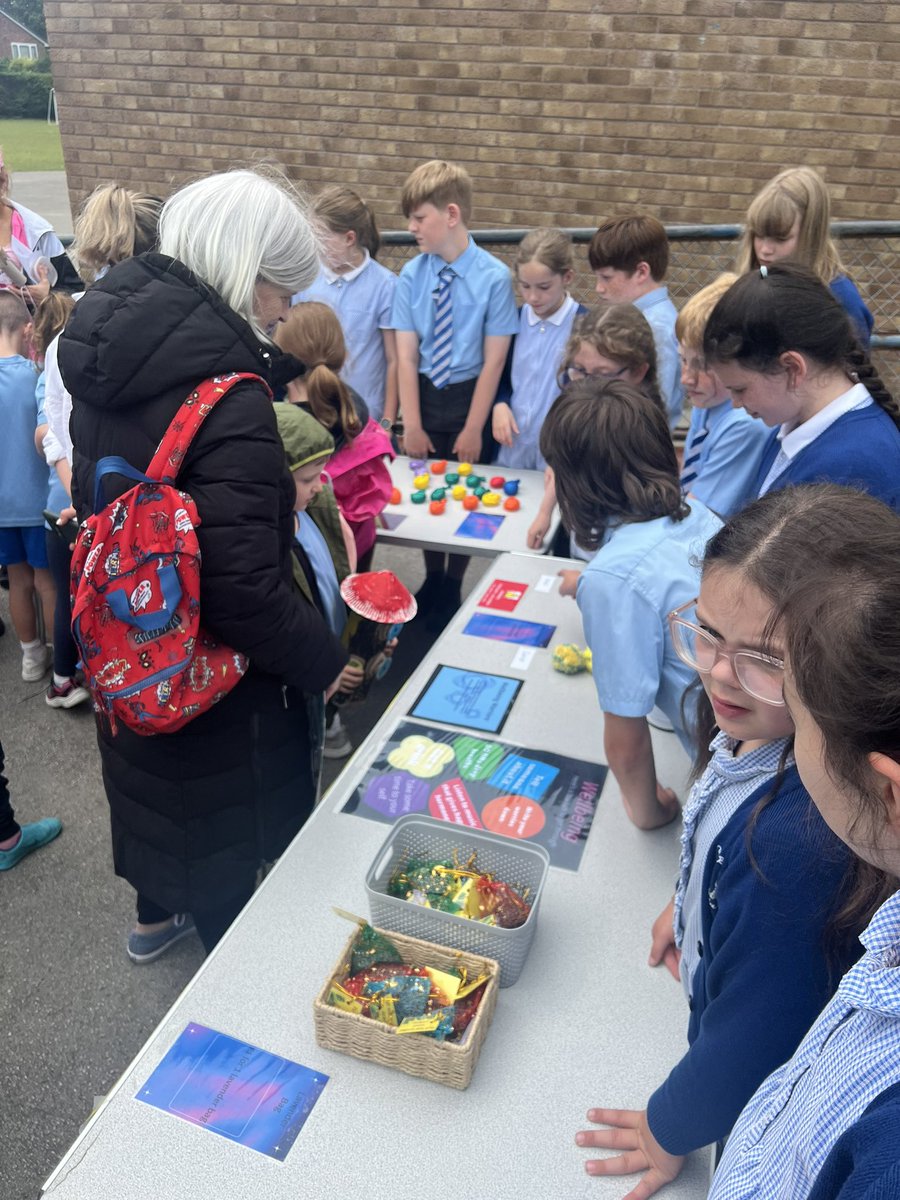 rofftschool's tweet photo. Diolch i bawb for coming along to Year 5’s ‘Wellbeing Warriors’ enterprise stall this afternoon ✨ Bracelets and lavender bags will continue to be on sale for the rest of this week - please come to the year 5 classroom if you would like to buy! https://t.co/m6c1yV05zO