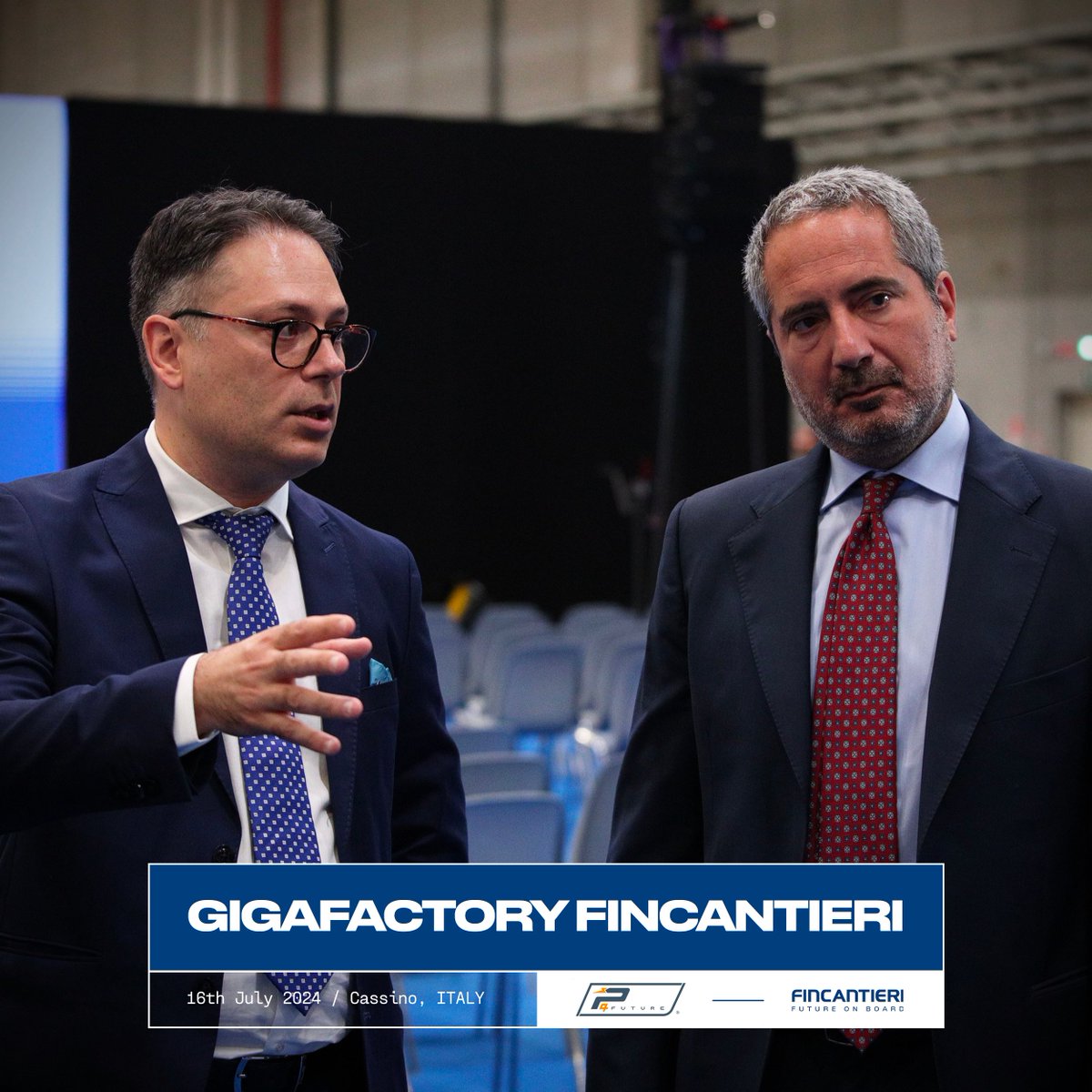 Fincantieri's tweet photo. The new challenge to revolutionize marine propulsion systems passes through Cassino, where today we inaugurated the production plant of #Power4Future, a joint venture between our #FincantieriSI and #FaistGroup.
This strategic center aims to produce lithium-ion modules, battery packs, and energy storage systems entirely on national soil, a true "gigafactory" where the batteries of the future can be envisioned and created.
An ambitious project realized also thanks to the support of a Development Contract authorized by @mimit_gov and managed by @Invitalia on behalf of the Ministry, aimed at establishing a new production unit and carrying out a research and development project for new energy systems, capable of creating 60 new jobs.
The event, attended by our CEO Pierroberto #Folgiero, Power4Future CEO Fabio #Patti, Fincantieri SI CEO Piero #Grillo, the President of Faist Limited Gianfranco #Natali, the Head of Major Investments at Invitalia Stefano #Piccaluga and the Rector of the University of Cassino Marco Dell’Isola, concluded with the ribbon-cutting of the semi-automatic lithium-ion module and battery pack line, and the opening of the expo area.
“The most significant challenge is decarbonization, and with Power4Future, we are laying the foundation to create a new electric propulsion system that has enormous implications for the entire electrification system of the country”, commented our CEO Folgiero during the event.
Best wishes to Power 4 Future for this important milestone in their journey towards a future of sustainable innovation.
#Fincantieri #FutureOnBoard #Energy #Innovation #Sustainability