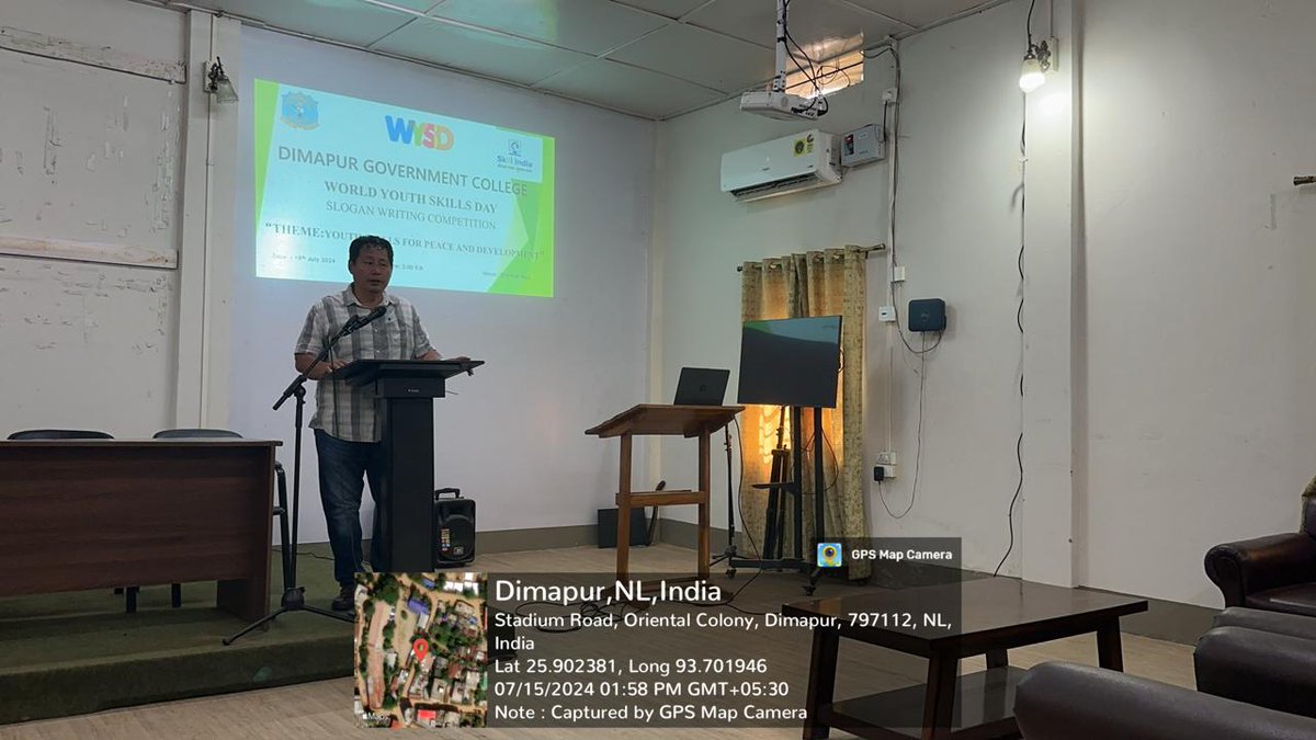 DimapurCollege's tweet photo. 🎉 Celebrated World Youth Skills Day on July 15
Congrats to our slogan winners:
🥇 Chiliam S BA 5th: Skills for Development Prosperity for All
🥈 Tatongsola Lkr BA 5th: Peace of Tomorrow depended on the Youth of Today
🥉 Esther Jami, BA 5th: Empowering Youth, Shaping the Future https://t.co/ioSEoSYEoc