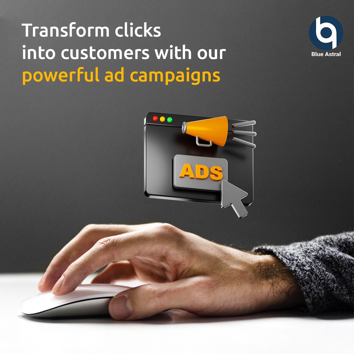 BlueAstralWeb's tweet photo. Are you ready to take your business to the next level? Our expert team crafts targeted ad campaigns to turn casual clicks into loyal customers. 💪✨

👉 Click the link to learn more and get started today! https://t.co/Gmpj19WNIz

#DigitalMarketing #SEOExperts #BlueAstral https://t.co/QDIA8v8Rx0