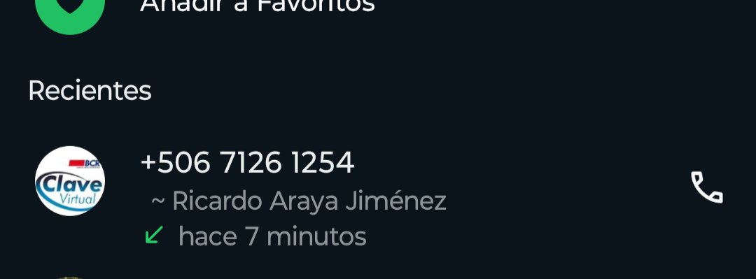 AleCabrera88's tweet photo. Están llamando de este número por WhatsApp haciéndose pasar por empleados del @BancoBCR ...

Uno explica "amablemente" que sabe que es una estafa... se ponen malcriados y cuelgan https://t.co/DRyIN8DIrq