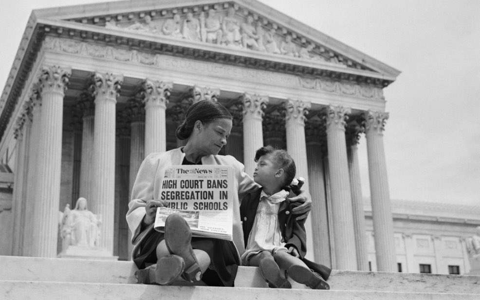 judgeawcenter's tweet image. JAWC salutes the 70th Anniversary of Brown vs. Board of Education! Justice Thurgood Marshall, argued that segregation of schools violated the Equal Protection Clause of the 14th Amendment.
#BrownvBoard #CivilRights #EducationEquality #HistoricRuling #Desegregation #EqualEducation