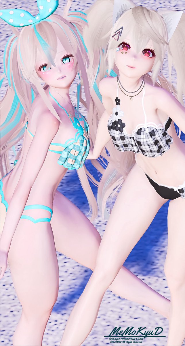 Ashy_kyu's tweet image. #メンテの日なのでSS貼る
#メンテの日なのでssを貼る
#めもきゅーでぃー
うみー！みずぎー！