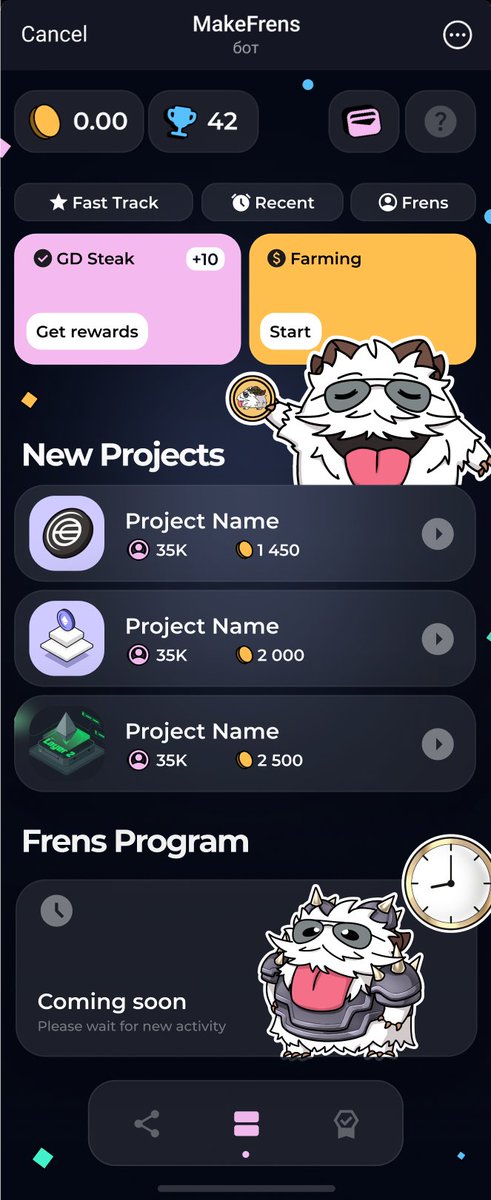 MakeFrensxyz's tweet photo. Make Frens is a Telegram app, so you can complete quests and earn rewards from your phone super easily! https://t.co/CHodbSdL6n