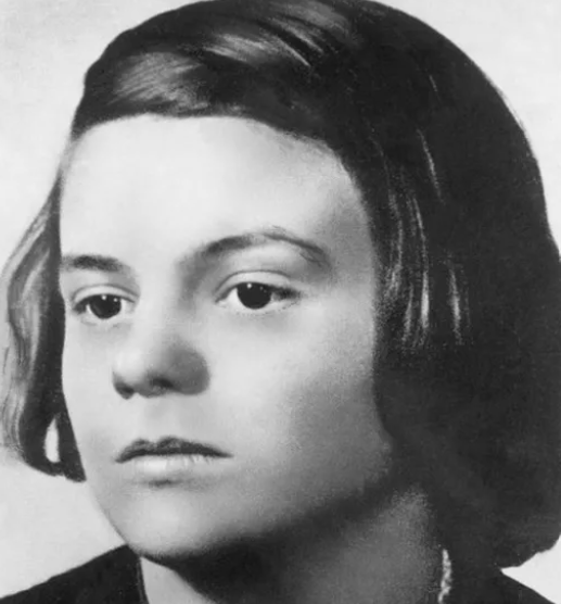 Sophie Scholl was a German student and anti-Nazi activist in the White Rose non-violent resistance group. 

She, her brother Hans, and friends distributed anti-Nazi leaflets and were arrested by the Gestapo. In 1943, they were executed for their resistance efforts. Sophie was 21.