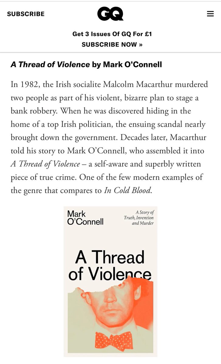 Mark O’Connell tweet media