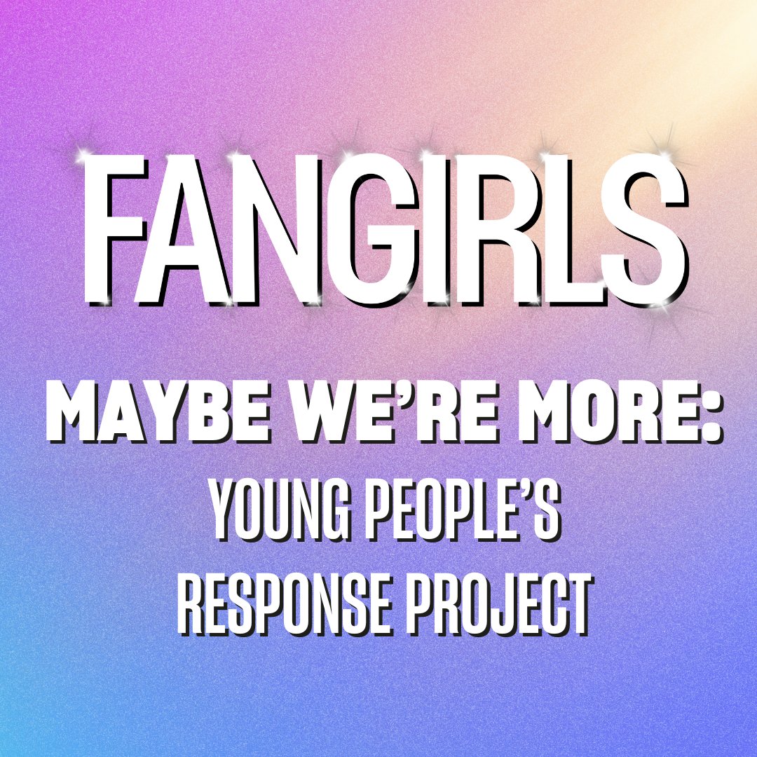 LyricHammer's tweet photo. 📢 Public Service Announcement 📢 There's just one week remaining to get your applications in for Maybe We're More: our young people's response project to FANGIRLS 💖  

https://t.co/SDY2KZOxxv

Applications close on Tuesday 23rd July at 10am. https://t.co/ly11Njo6oe