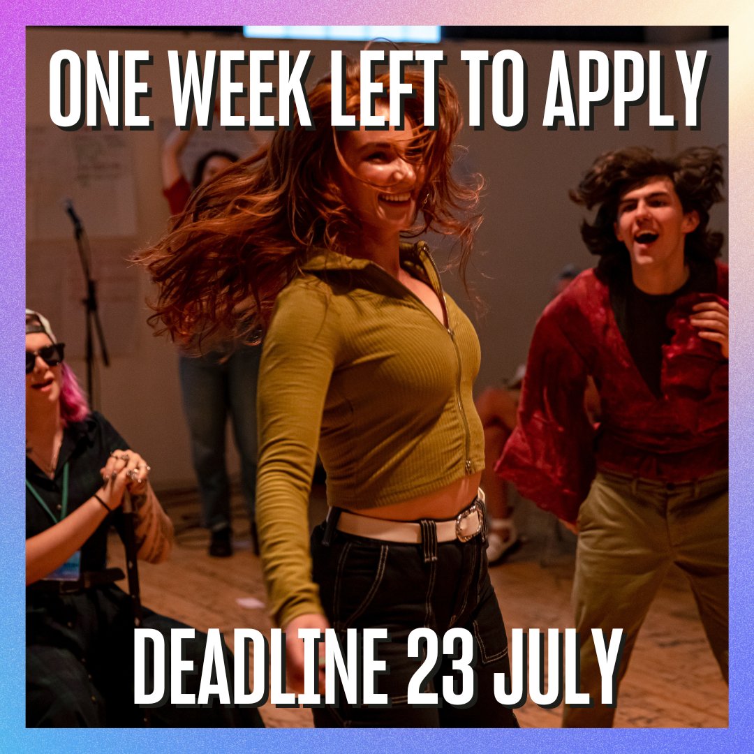 LyricHammer's tweet photo. 📢 Public Service Announcement 📢 There's just one week remaining to get your applications in for Maybe We're More: our young people's response project to FANGIRLS 💖  

https://t.co/SDY2KZOxxv

Applications close on Tuesday 23rd July at 10am. https://t.co/ly11Njo6oe