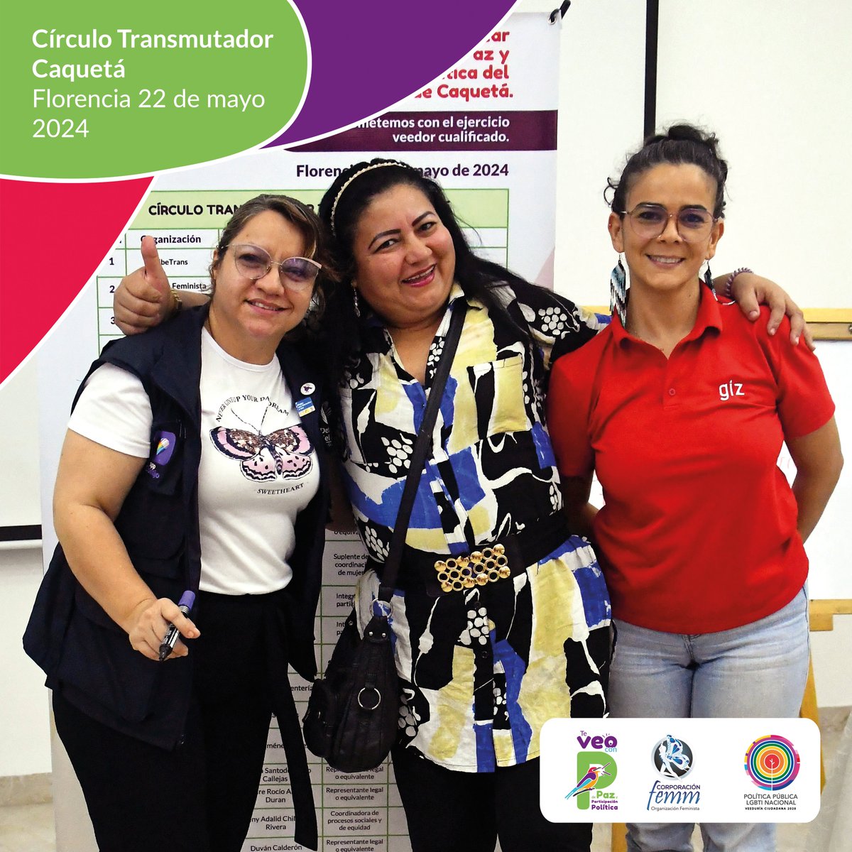 redteveoconp's tweet photo. 🌈 Florencia, Caquetá, fue testigo de nuestro compromiso con la paz. Las organizaciones sociales firmaron un Acuerdo de Voluntades para vigilar las medidas de género del Acuerdo de Paz. ¡La Amazonía colombiana es un faro de esperanza! #TeVeoConP #PazDiversa @redteveoconp🌈 🏳️‍⚧️💜 https://t.co/kl1XuzPTiT