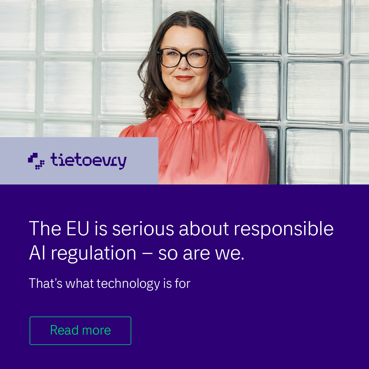 Tietoevry's tweet image. After years of development, the time to prepare for the EU&apos;s AI Act is now. Want to know what it means for you? Tietoevry&apos;s @wenche_karlstad provides the answers. bit.ly/4bLEM0G

 #ResponsibleAI #Tietoevry #PurposefulTechnology