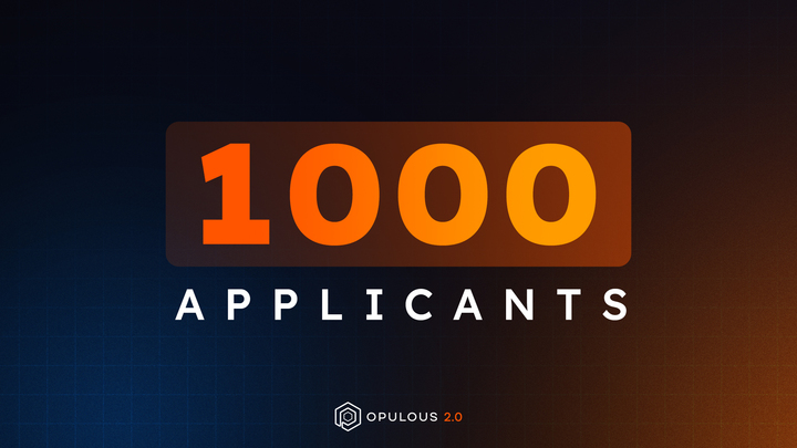 opulousapp's tweet photo. 🎉 Over 1,000 Applicants 🎉

We’re excited to share that we’ve received over 1,000 applications for our ambassador program!

To all our current and new ambassadors, thank you for your incredible support! 🙌 https://t.co/jX17kwjeW3