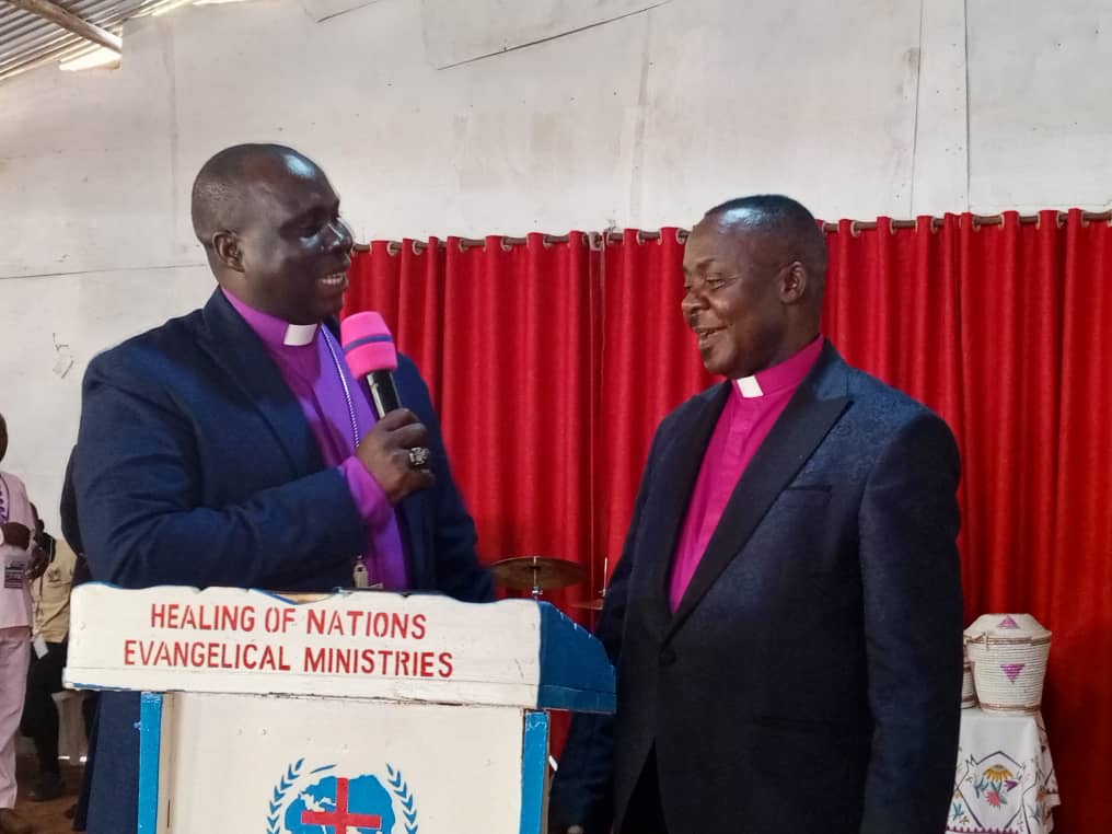 Bishop_OdongoM's tweet photo. It has been my privilege and duty to offer continuous encouragement and support to Bishop Nyakana during these difficult times. The loss of his dear wife, who was a beloved mother to the Rwenzori Region, has been a profound sorrow for us all. 
May we always stand strong together. https://t.co/yFxMi1x7Ve
