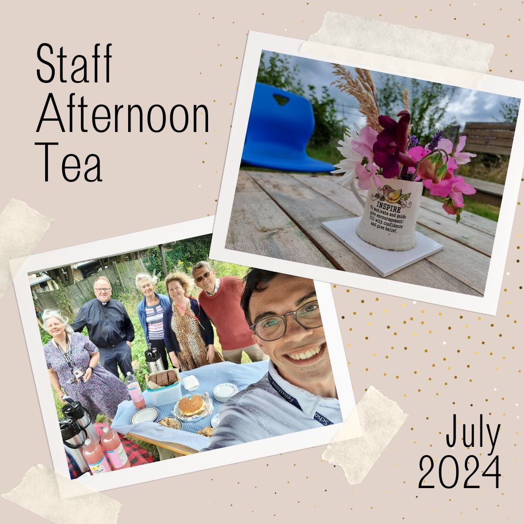 What a brilliant afternoon in the school garden, hosting afternoon tea for amazing staff at <a href="/FXS_School/">Felixstowe School</a>! Cakes, scones, tea, coffee, brownies, and pink lemonade. Well done everyone for a fantastic year.