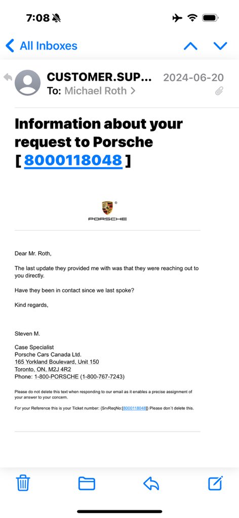 ntreno's tweet photo. @Porsche Worst company https://t.co/3DSmPvIbC7