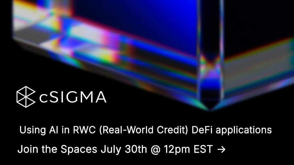 cSigma Finance tweet media