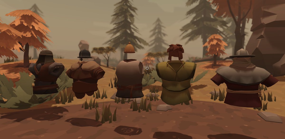 Recent progress:
Left: armors for inventory by <a href="/IIKoBuChII/">Konrad Waściński</a> 
Right: armors 3D models by <a href="/Jaworzyn737/">Mateusz Jaworzyn</a> 

Follow us for more updates on our current project and game reveal (SOON!)
#indiedev #gamedev #gameart #lowpoly