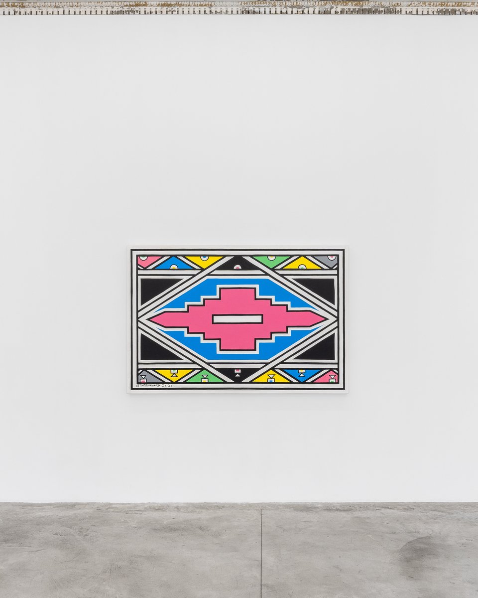 AlmineRech's tweet photo. Last days to visit Dr. Esther Mahlangu‘s “The Order of Things,” on view at Almine Rech Paris, Turenne, until July 20, 2024!
Photos: Nicolas Brasseur
•
#DrEstherMahlangu #TheOrderofThings #AlmineRechParis #AlmineRech #Paris https://t.co/uXixiikhtO