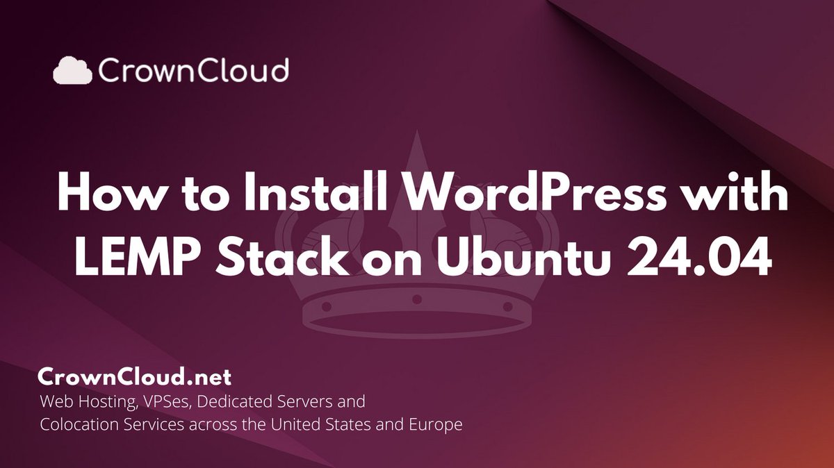 crownclouds's tweet image. 🚀 Elevate your web game! Discover how to install WordPress with the LEMP stack on Ubuntu 24.04. 🌐💻 #WebDev #WordPress #LEMPStack #Ubuntu #TechGuide
Checkout Out Knowledgebase
wiki.crowncloud.net/index.php?How_…