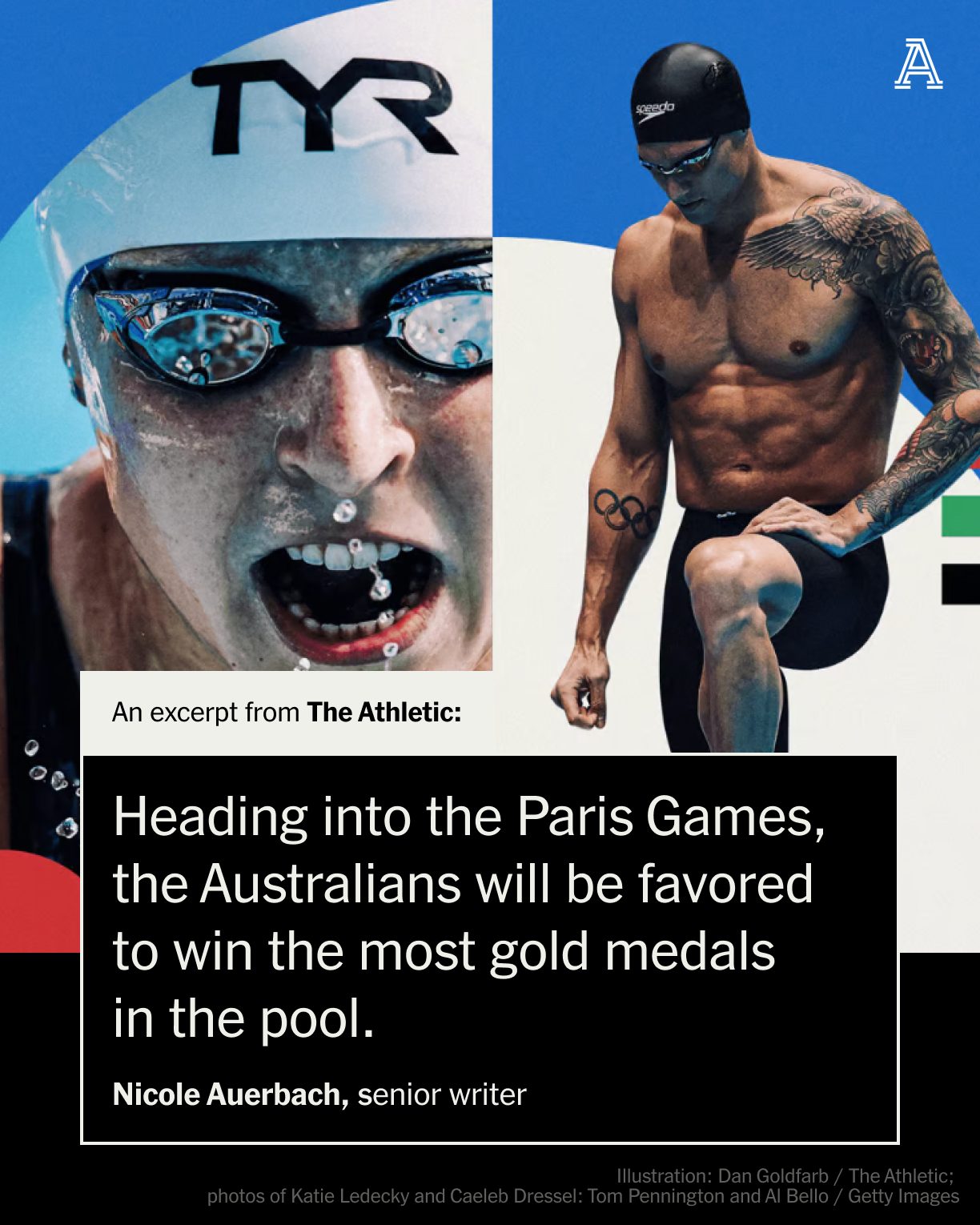 The Athletic on X: “U.S. swimmers have won the overall medal count