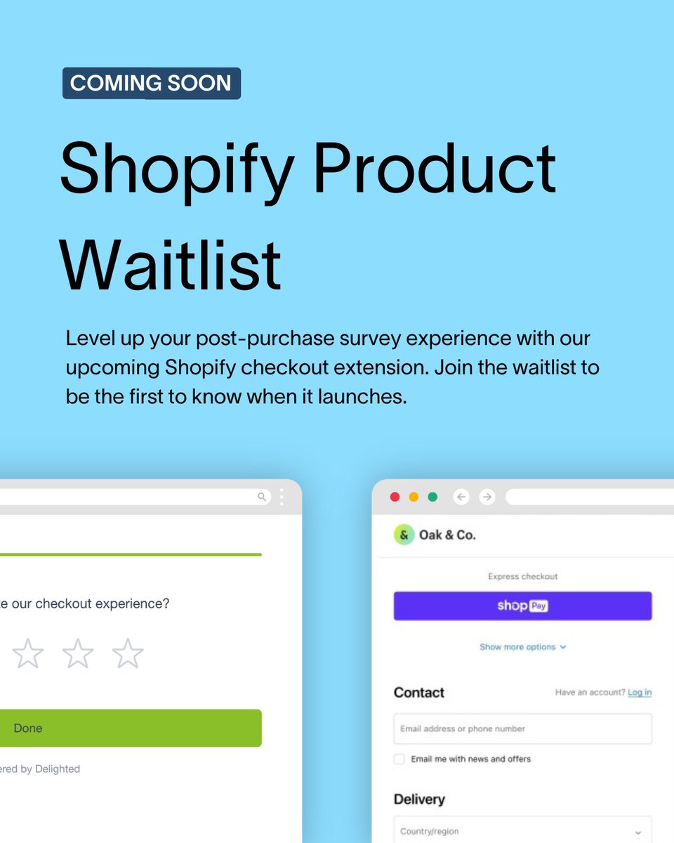 Q2 was an exciting one: from introducing new ways to distribute surveys to working on our new Shopify checkout extension, we couldn't wait to share our Q2 product recap below ⬇️ 

Why wait? Jump into Delighted to start surveying for free: dl.ht/3zSd7Of